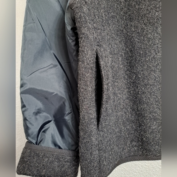 NWT DKNY Pure 100% Wool Jacket/Coat Insert With Hidden Snaps Size M - Picture 7 of 10